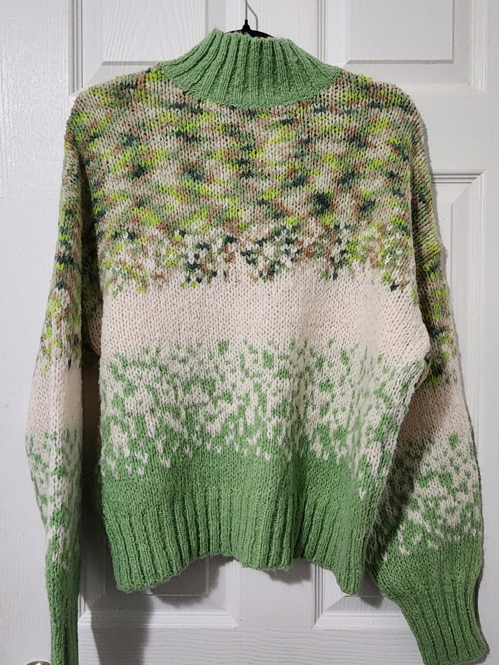 NWT Aerie Fair Isles Mockneck Sweater